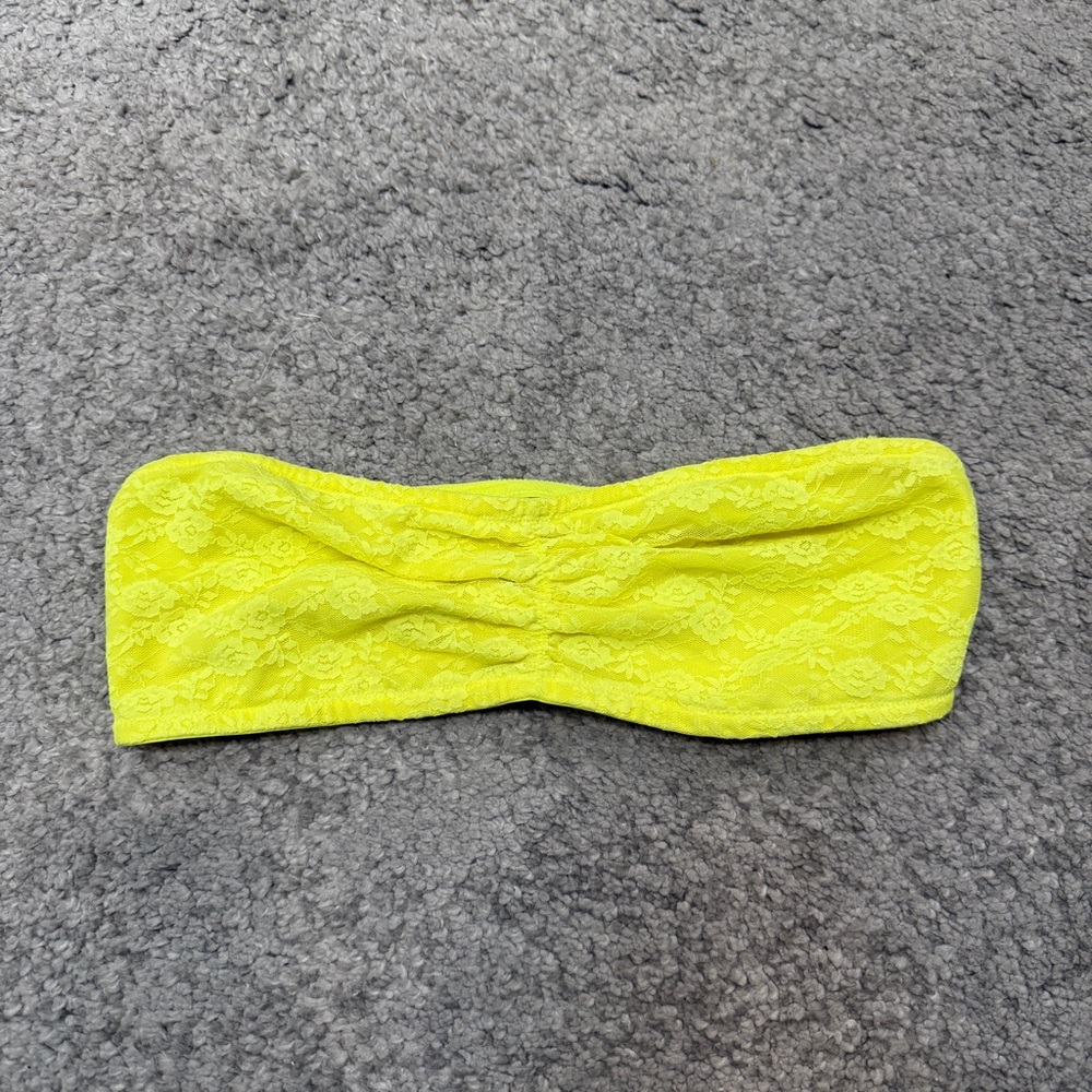 PINK Victoria's Secret Neon Lace Bandeau